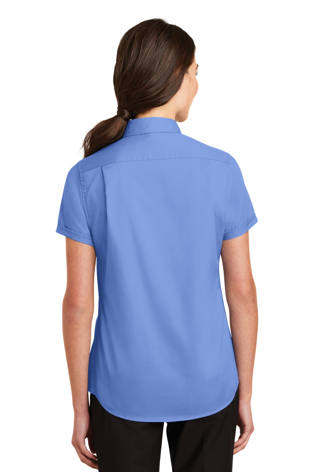 Port Authority Women's Short Sleeve SuperPro Twill Shirt. L664 53