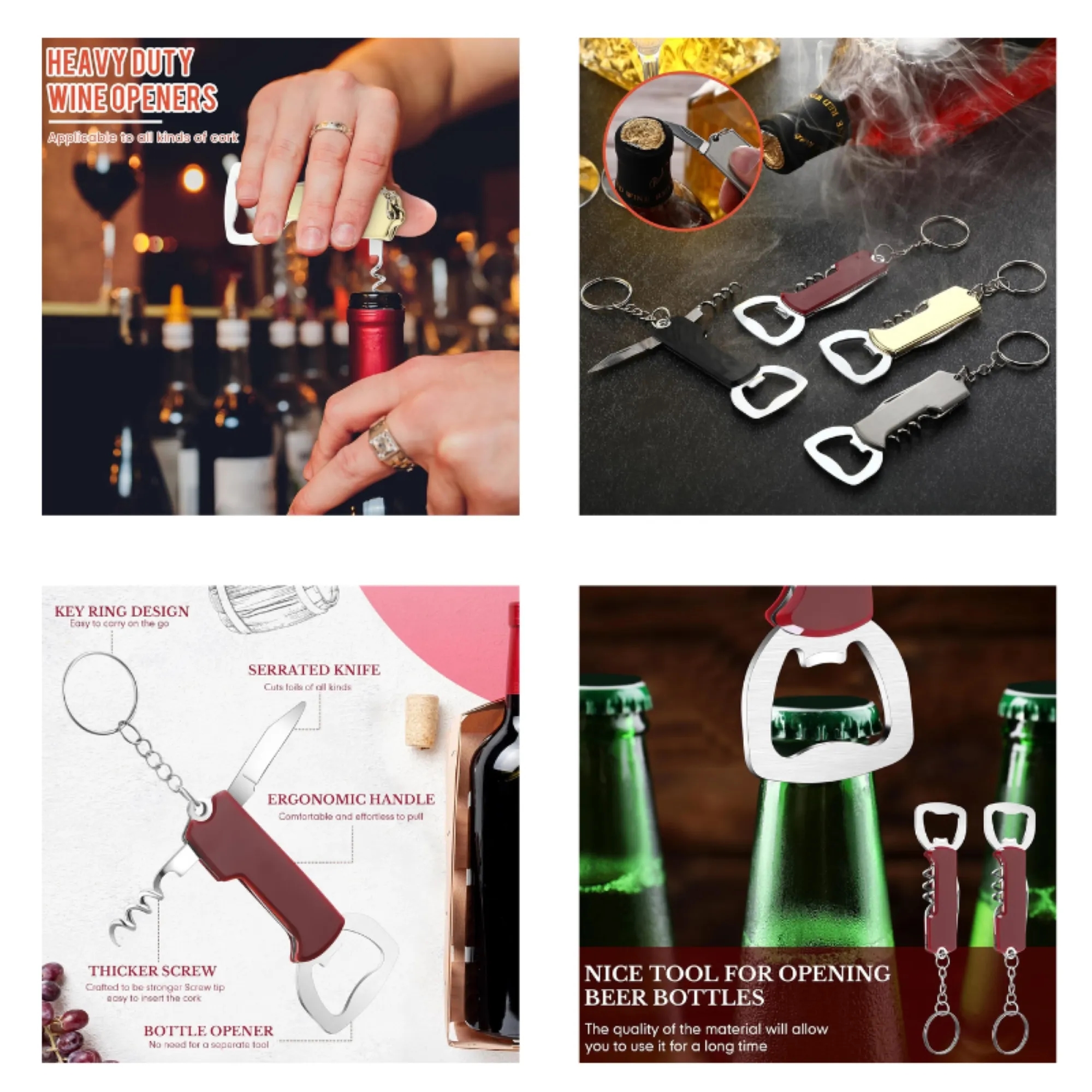 Stainless Steel Multi-function Corkscrew 4