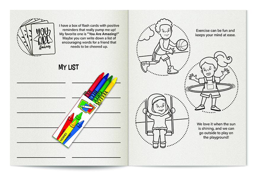 COLORING SET - Mindfulness Matters Coloring & Activity Book Fun Pack 3