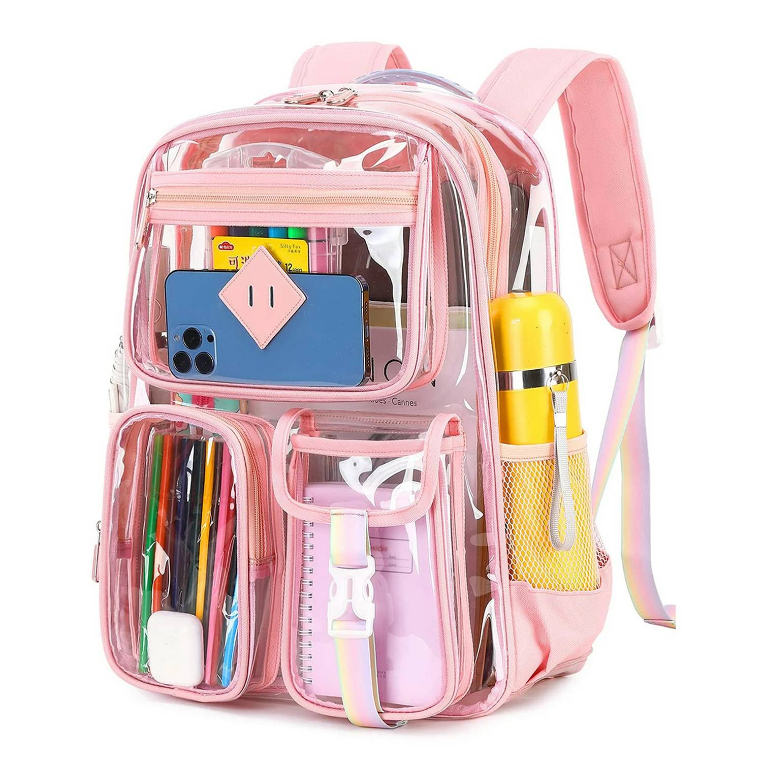Large Capacity PVC Clear Backpack 12