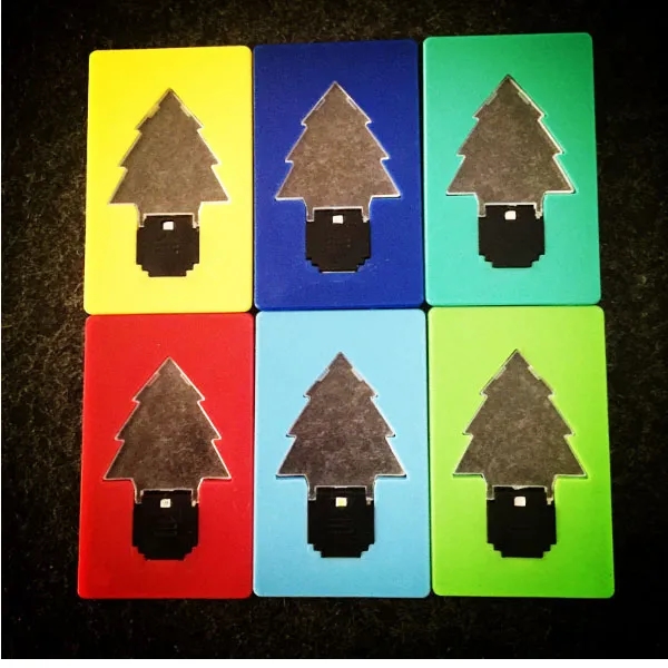 Christmas Tree Folding LED Card Light 2
