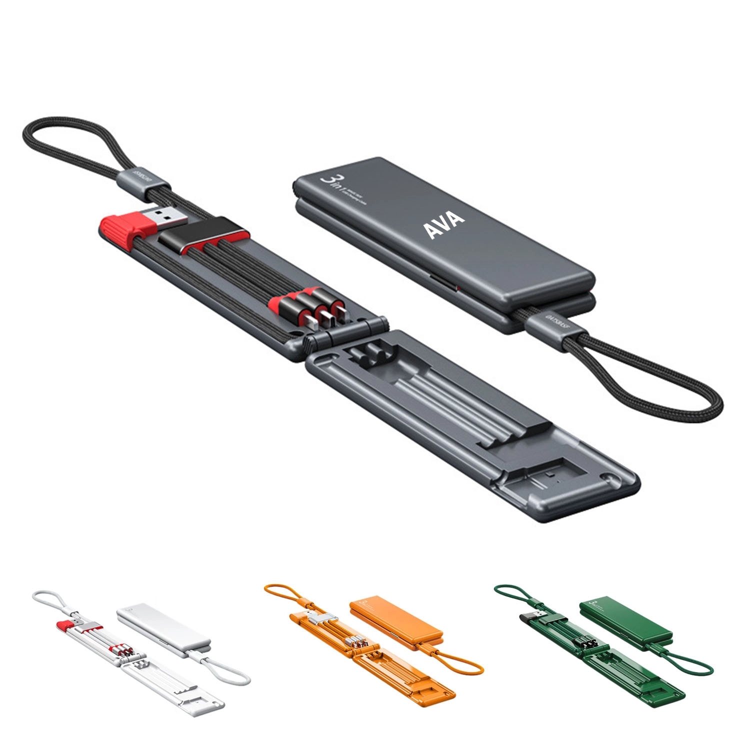 Portable Storage: Three-In-One Data Cable 10