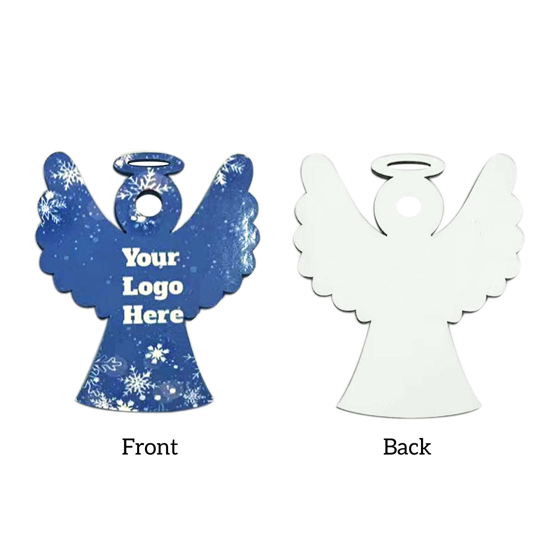 3" Full Color Christmas Ornament - Angel 7