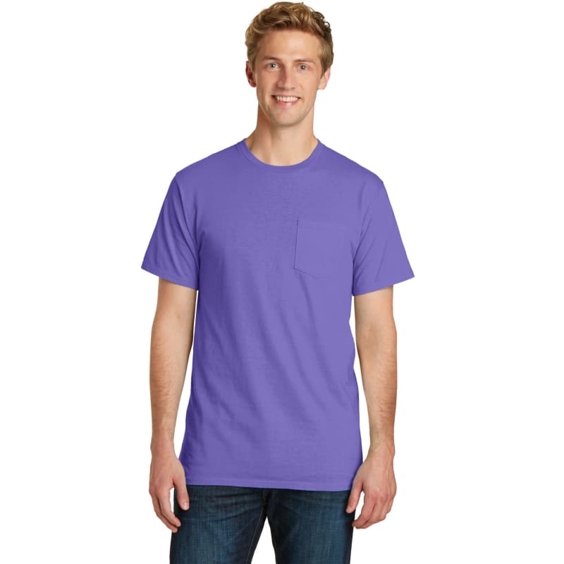 Port & Company Beach Wash Garment-Dyed Pocket Tee. 33