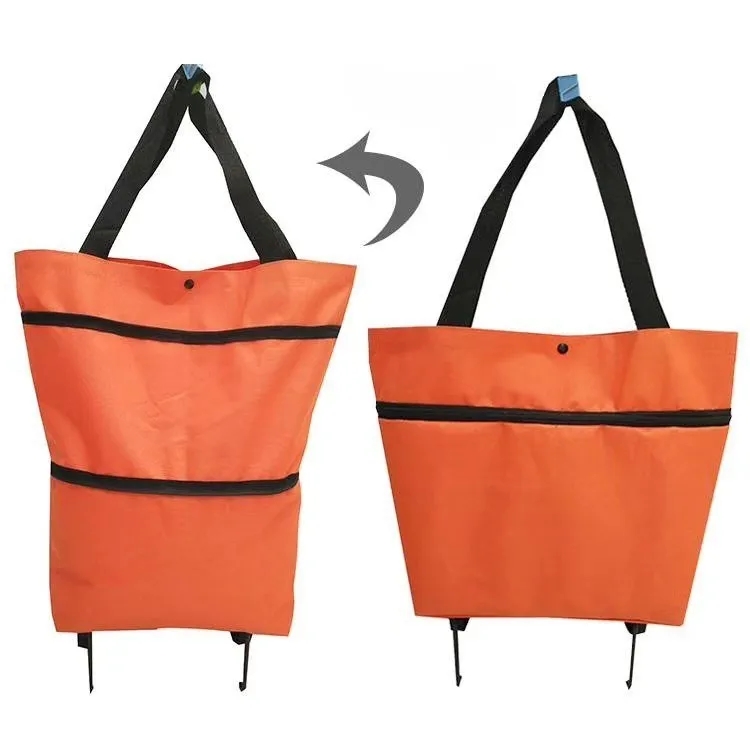 Supermarket Shopping Bag with Wheels 3
