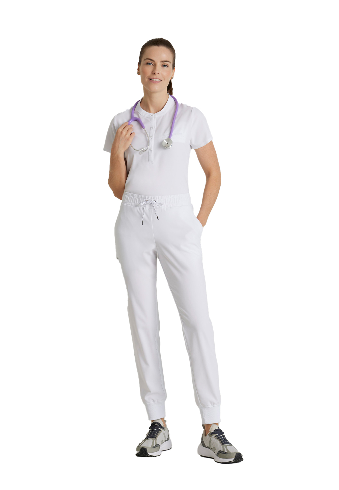 Barco Unify - Women's Five-Pocket Rib Knit Cuff Union Jogger Scrub Pant 2