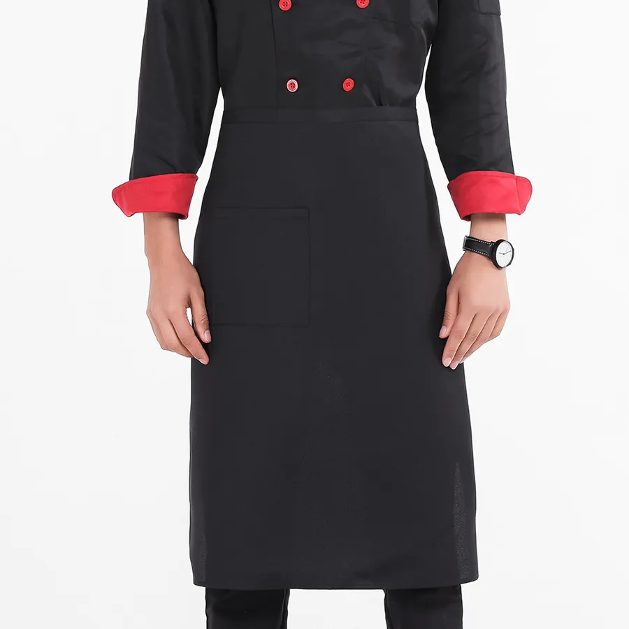 Long Mid-waist Polyester Apron 2