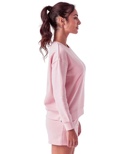 Women's Billie Side-Zip Crewneck Sweatshirt - TD600 20