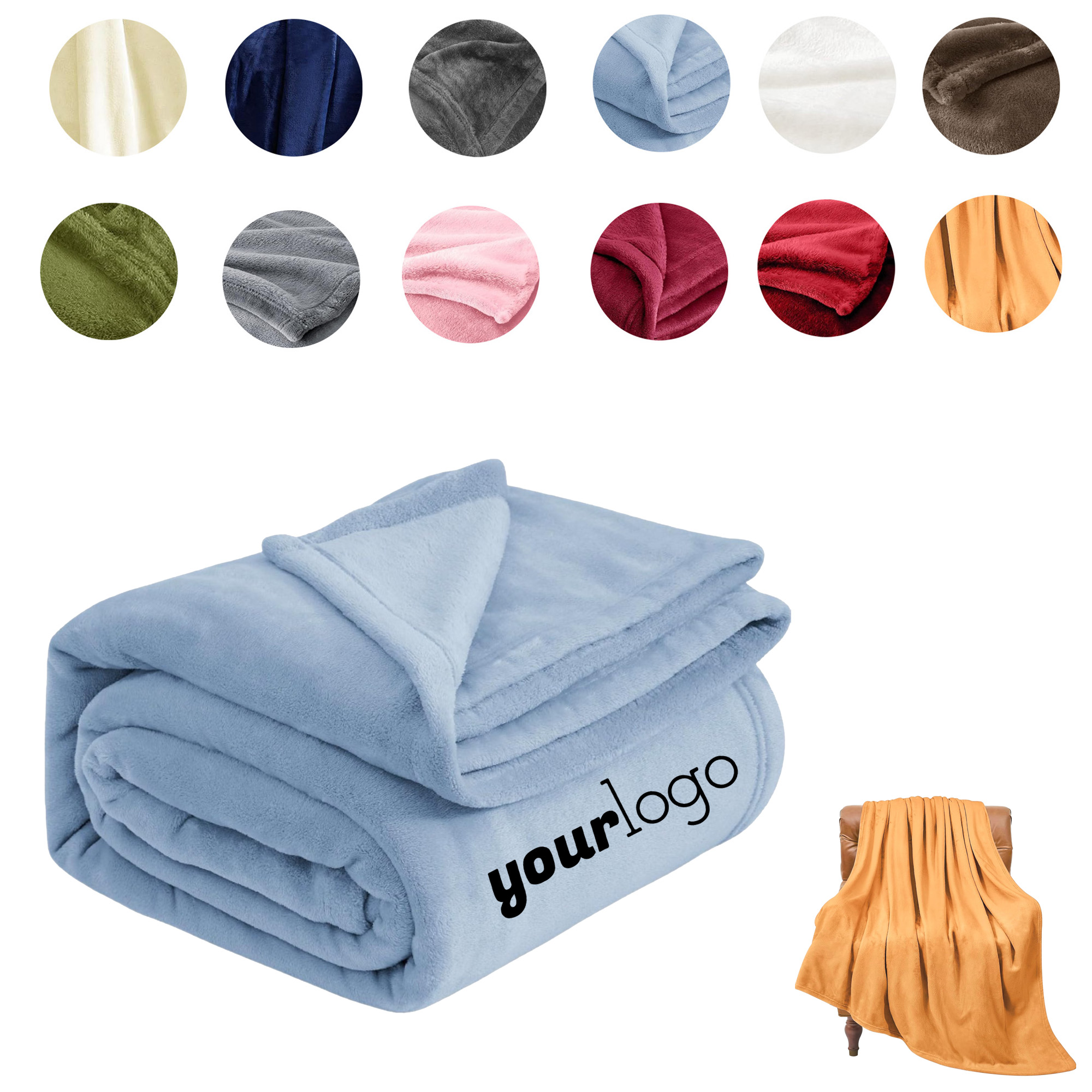 Flannel Fleece Plush Blanket for Bed and Couch 4