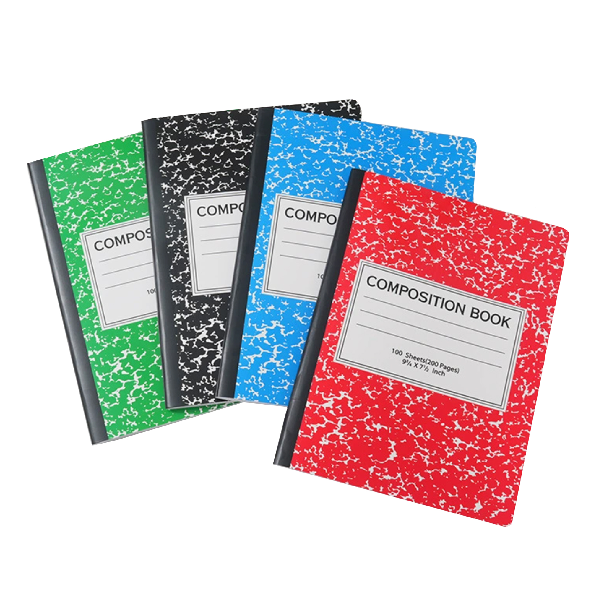 Marbled Ruled Notebooks 2