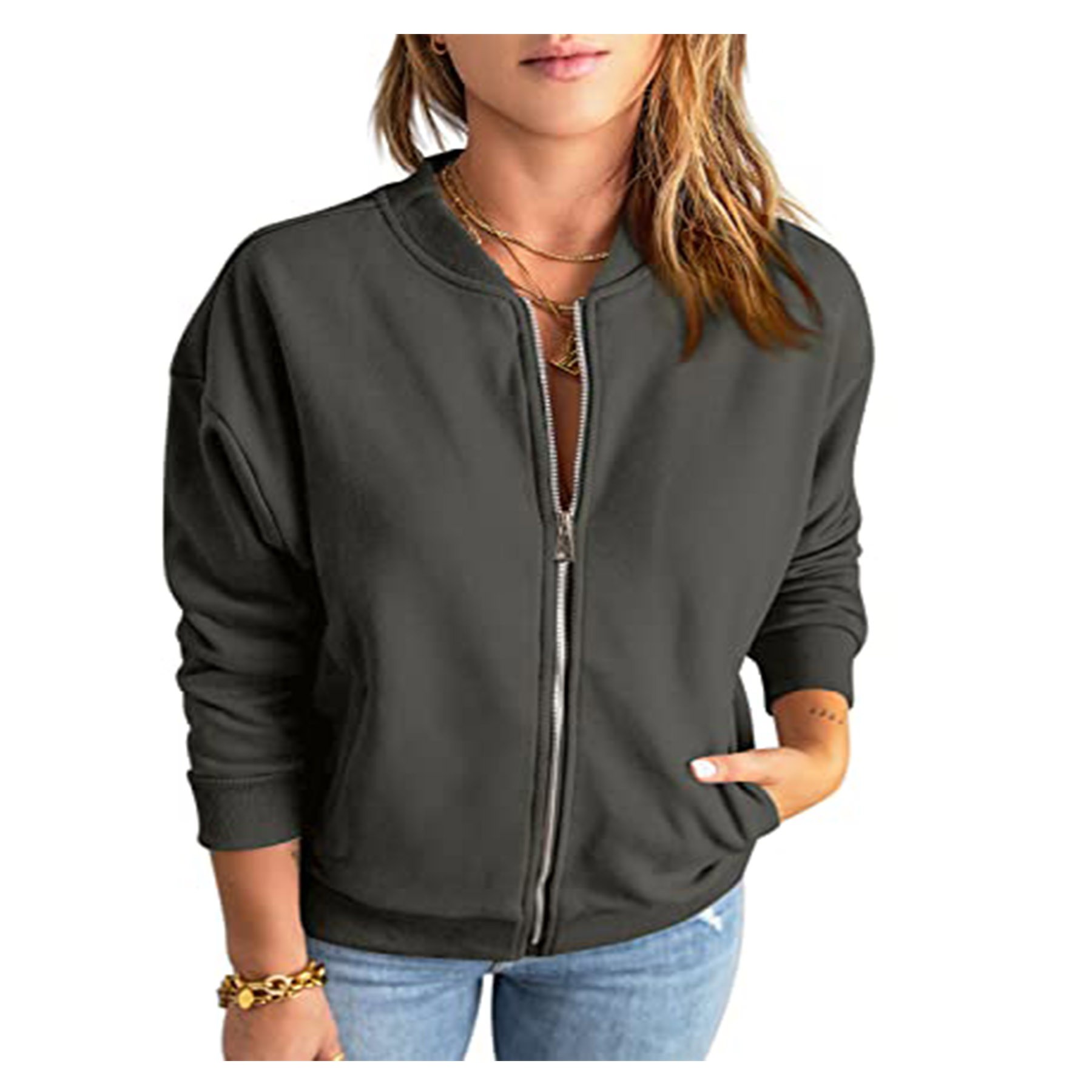 Women Zip Up Jacket 3