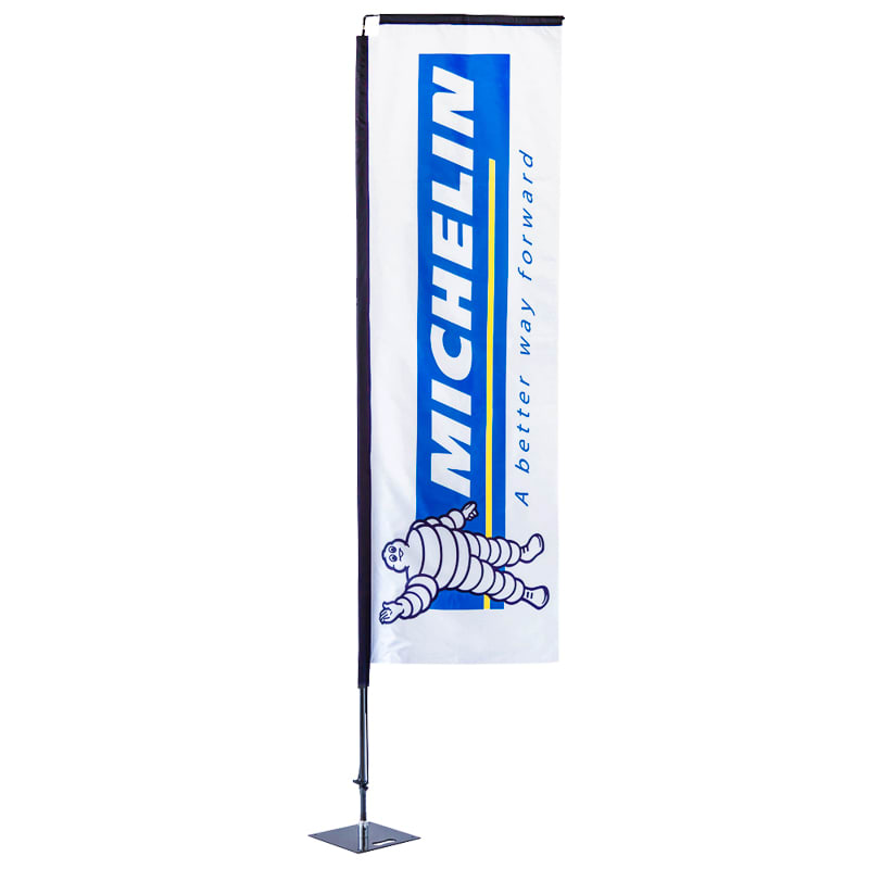 Custom 11' X 2.5' Large Rectangle Flag Banners 12
