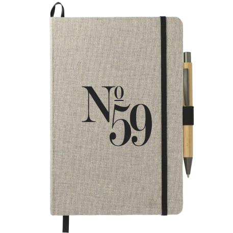 5.5" x 8.5" Recycled Cotton Bound Journal Set 63