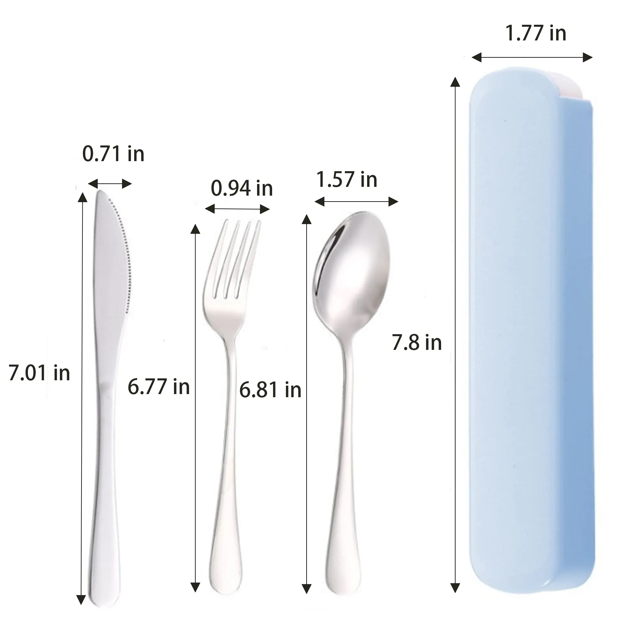 MOQ 10 Stainless Steel Knife,Fork And Spoon Set 8
