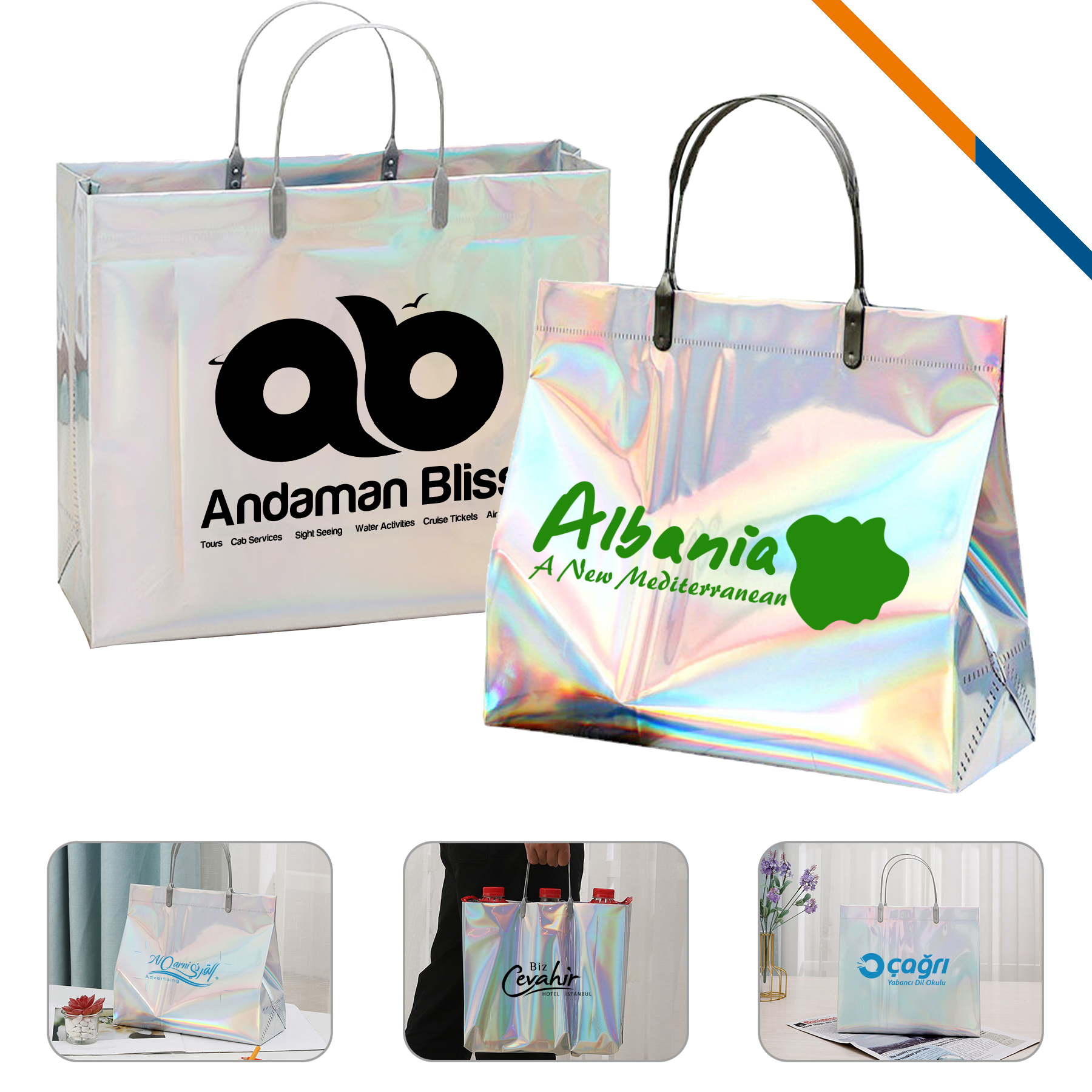 Disey Tote Bag, custom tote bag with logo imprint 3