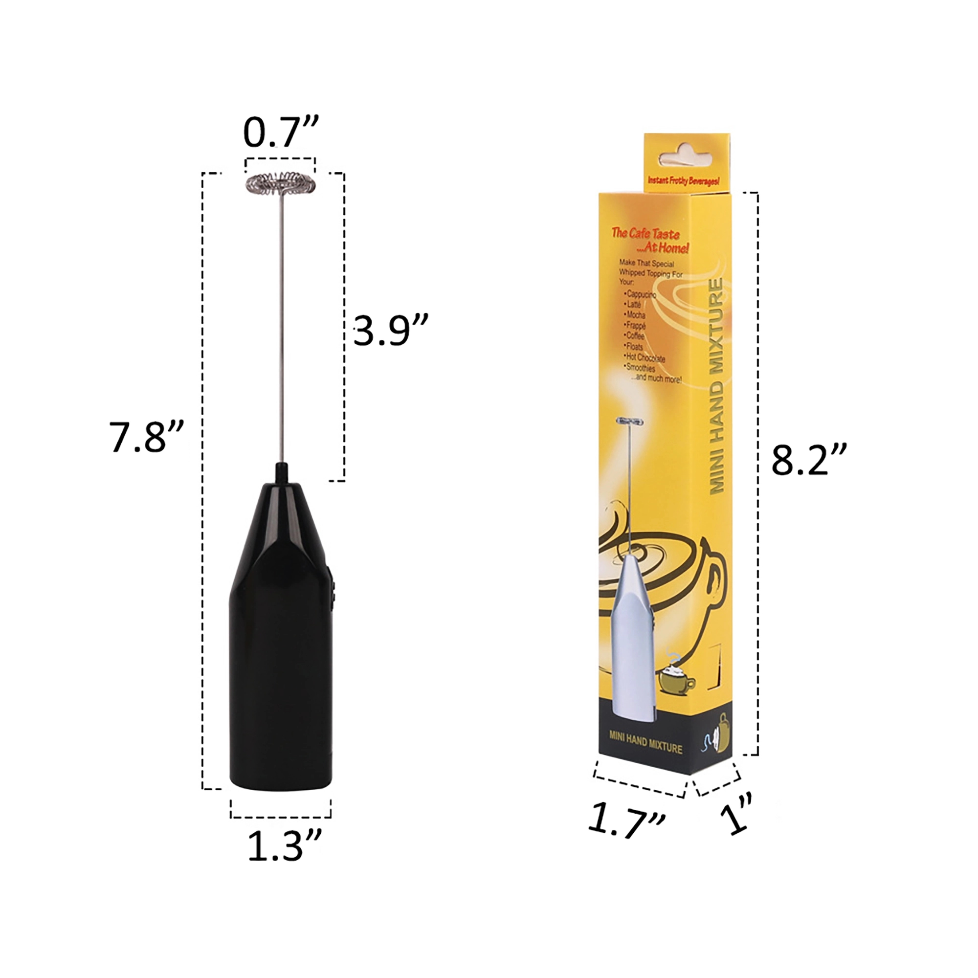 Handheld Battery Operated Electric Milk Frother 2