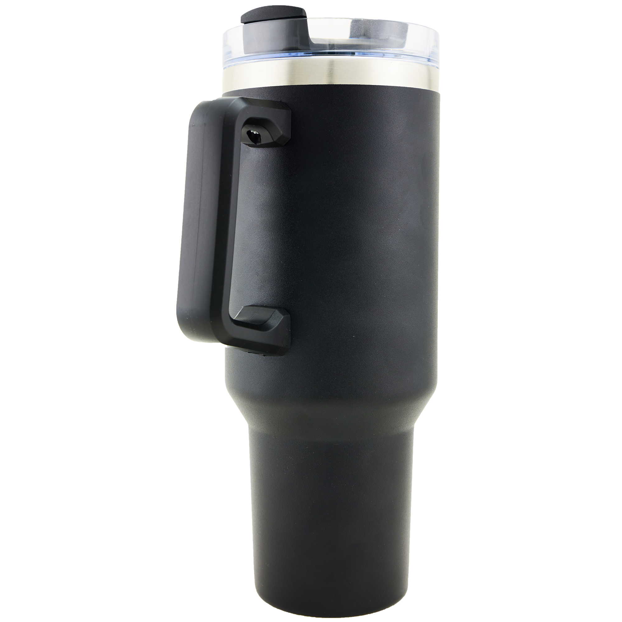 Oceanside 40oz Double Wall Stainless Steel Vacuum Insulated Tumbler with Handle and Straw (Black) 5