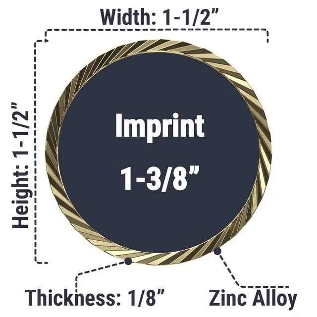 Express Texture Tone(R) Diamond Edge Double Sided Coins 4