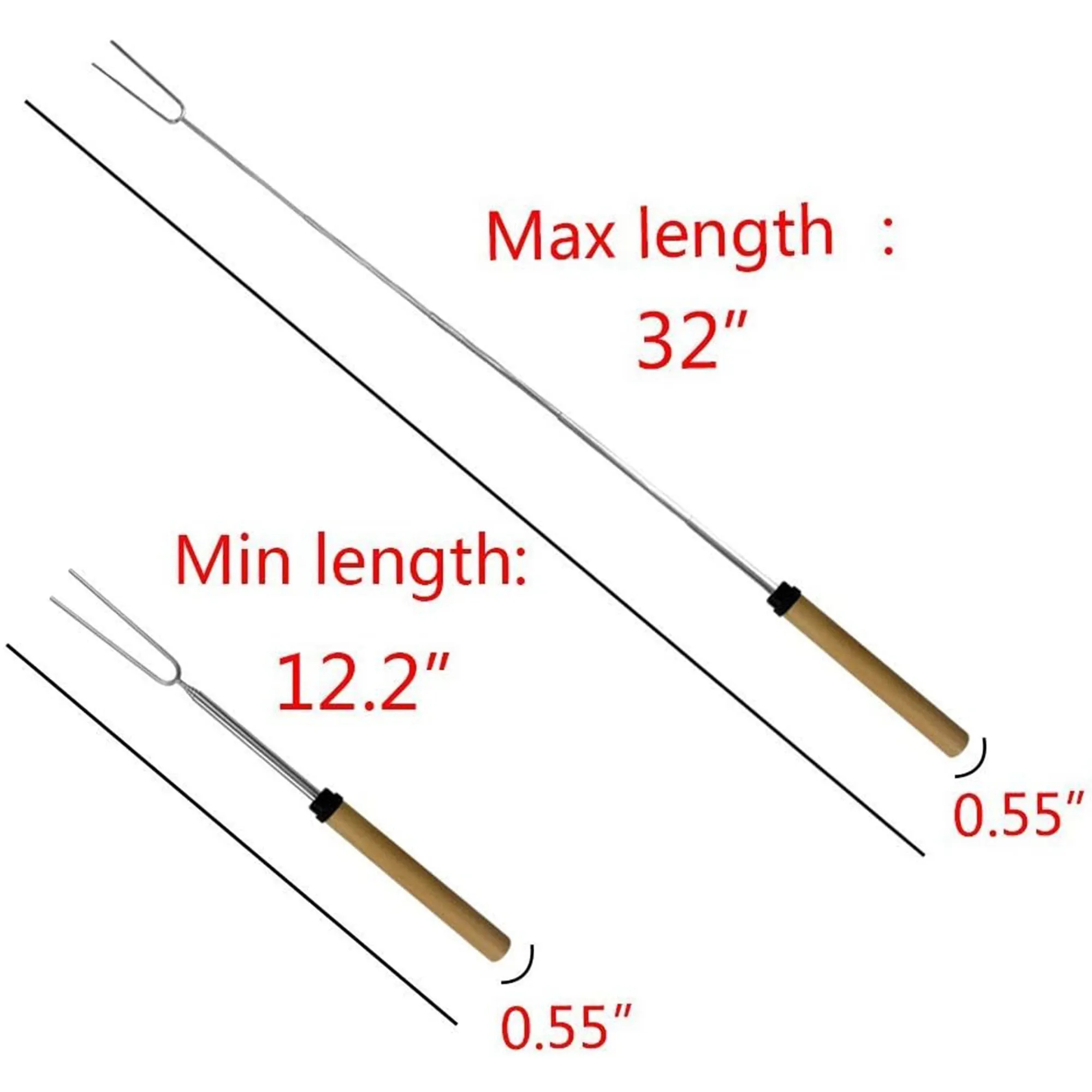 8pcs Marshmallow Roasting Sticks 15