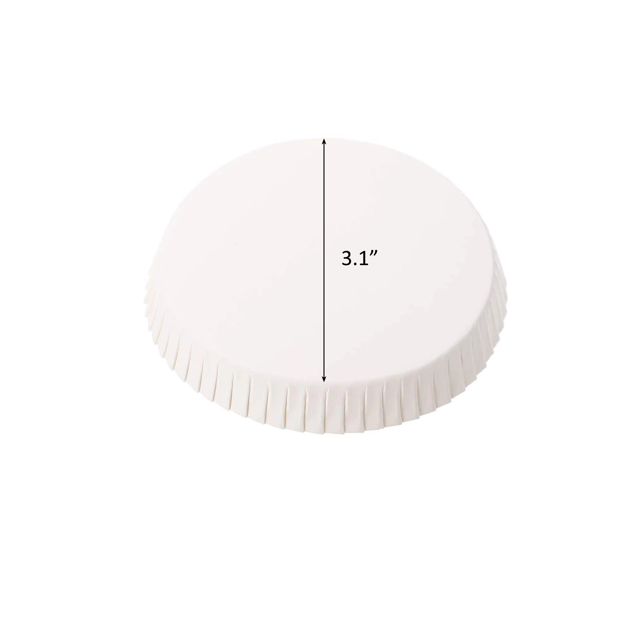 3.1" Diameter Disposable Paper Cup Cover 2