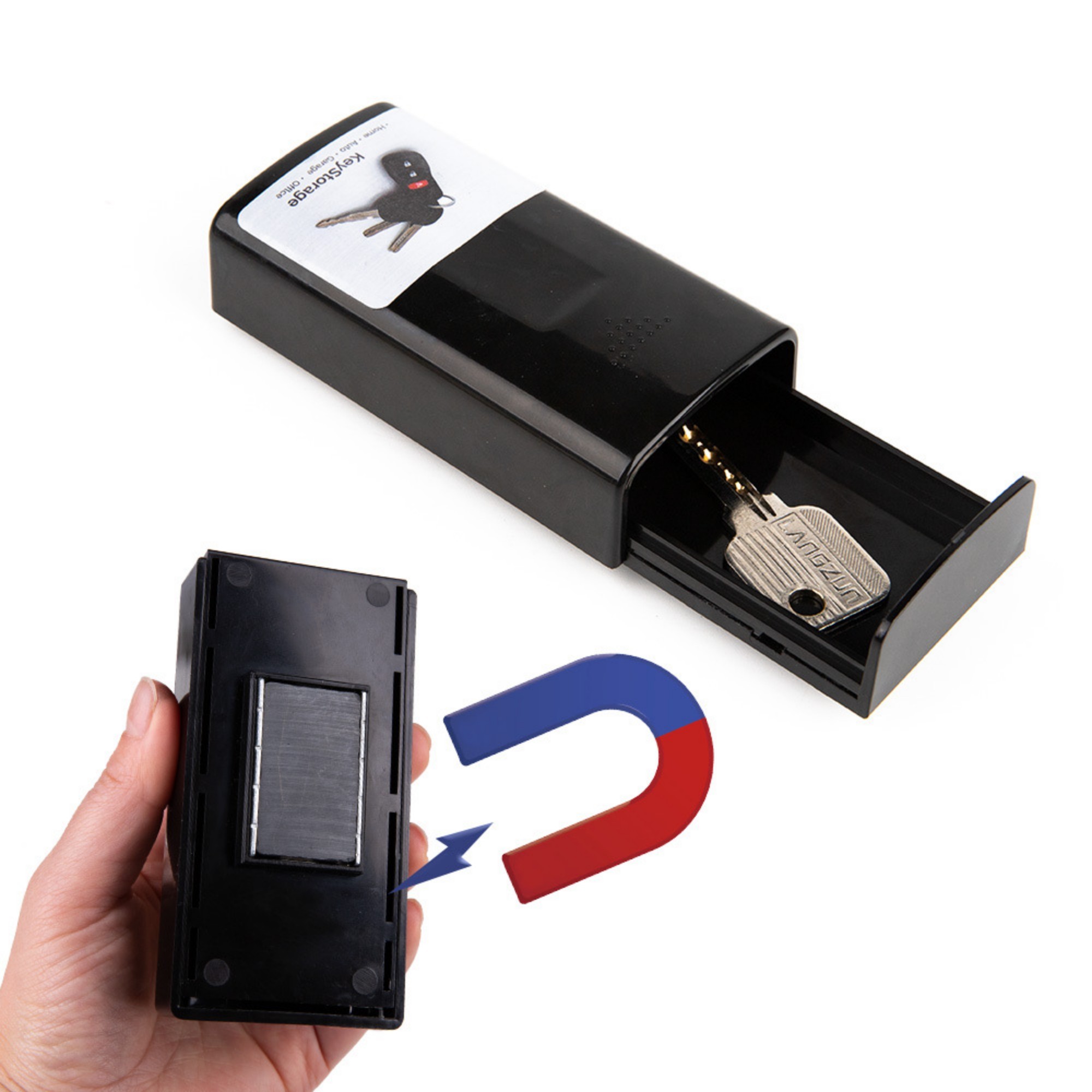 Magnetic Concealed Key Case 5