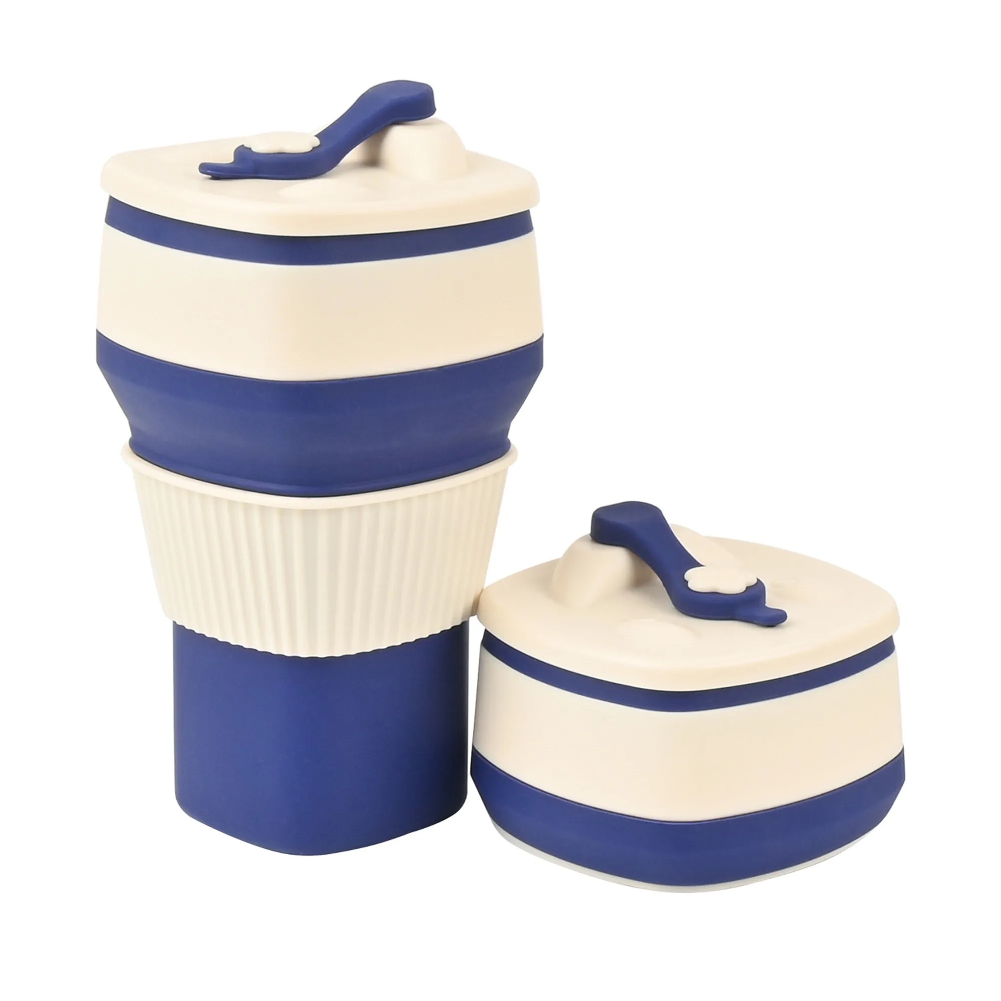 Collapsible Large-caliber Silicone Travel Mug 7