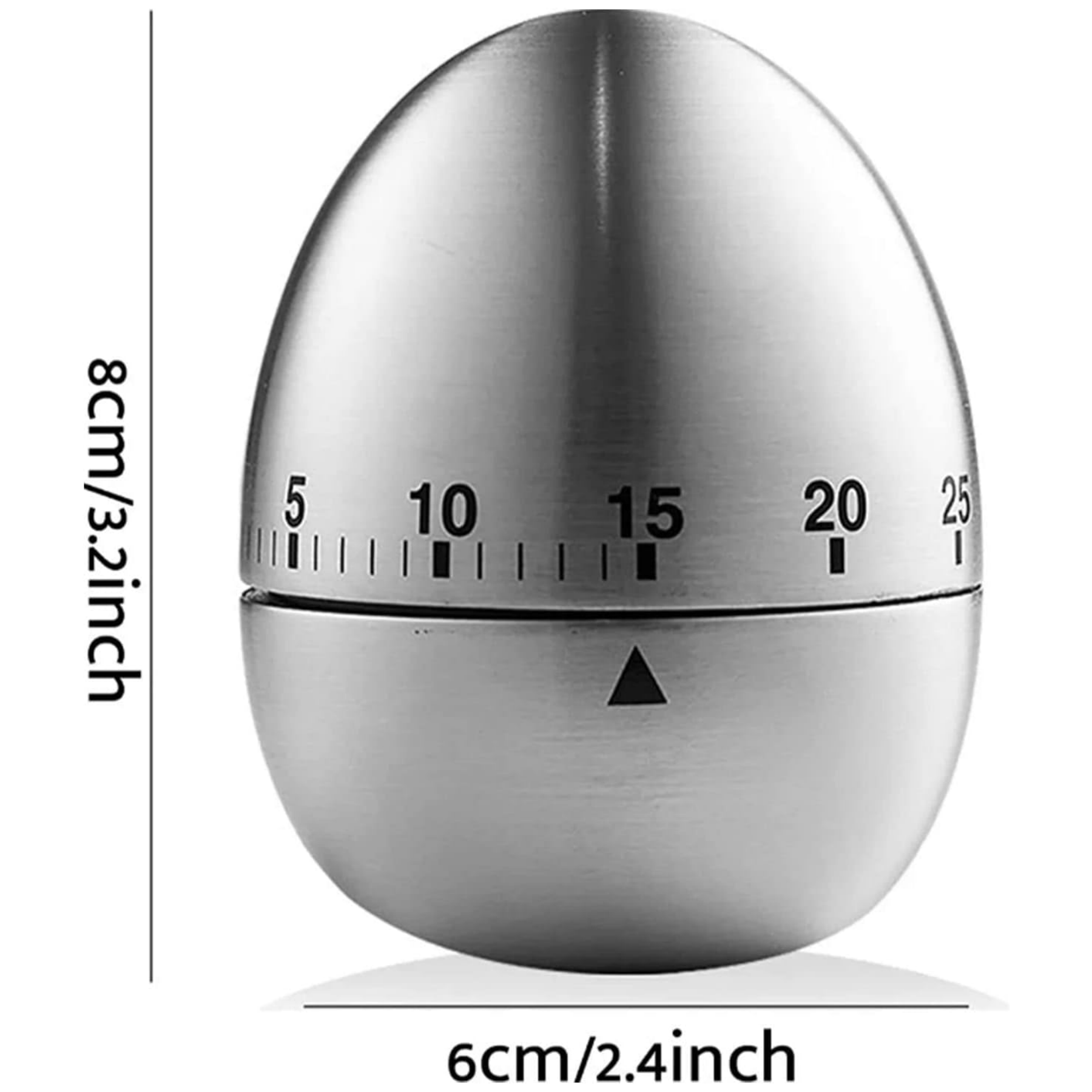 Egg Fruit Shape Stainless Steel Kitchen Timer 5