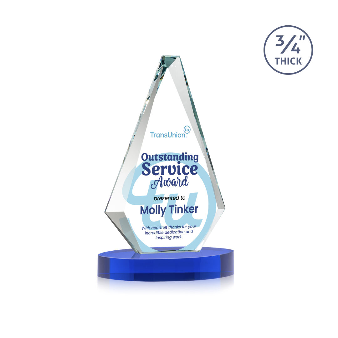 Windsor VividPrint™ Award on Alberton Base - Blue 5
