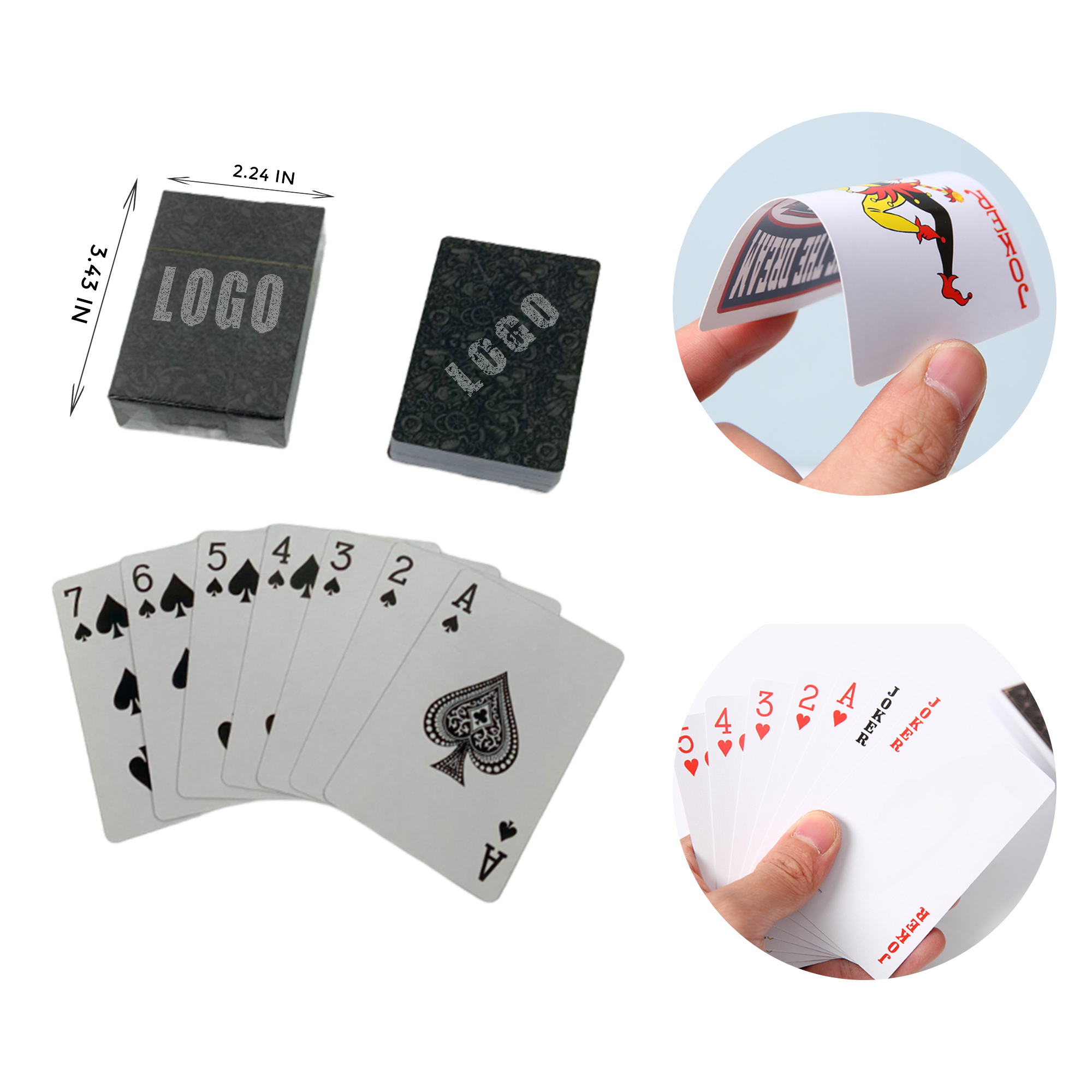 MOQ 100 PCS Customized Poker Cards 1