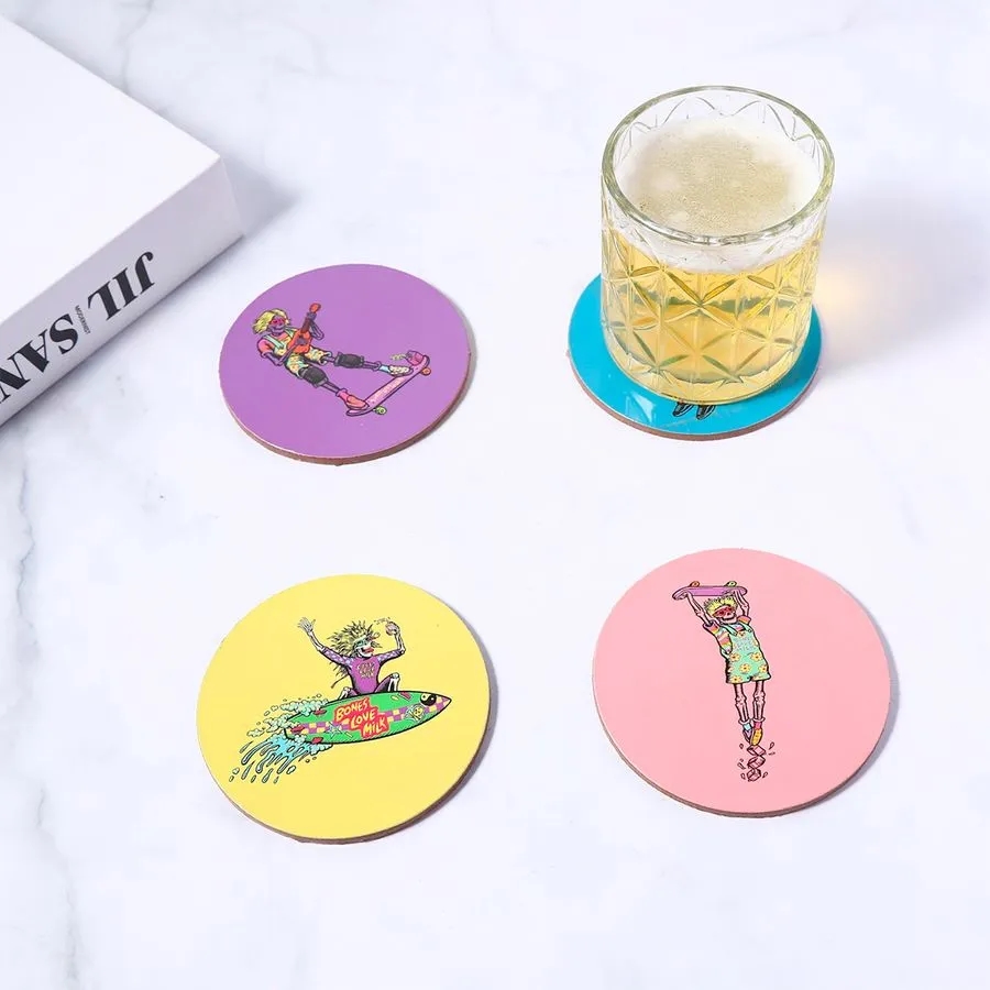 Custom Photo Fiberboard Coasters 7