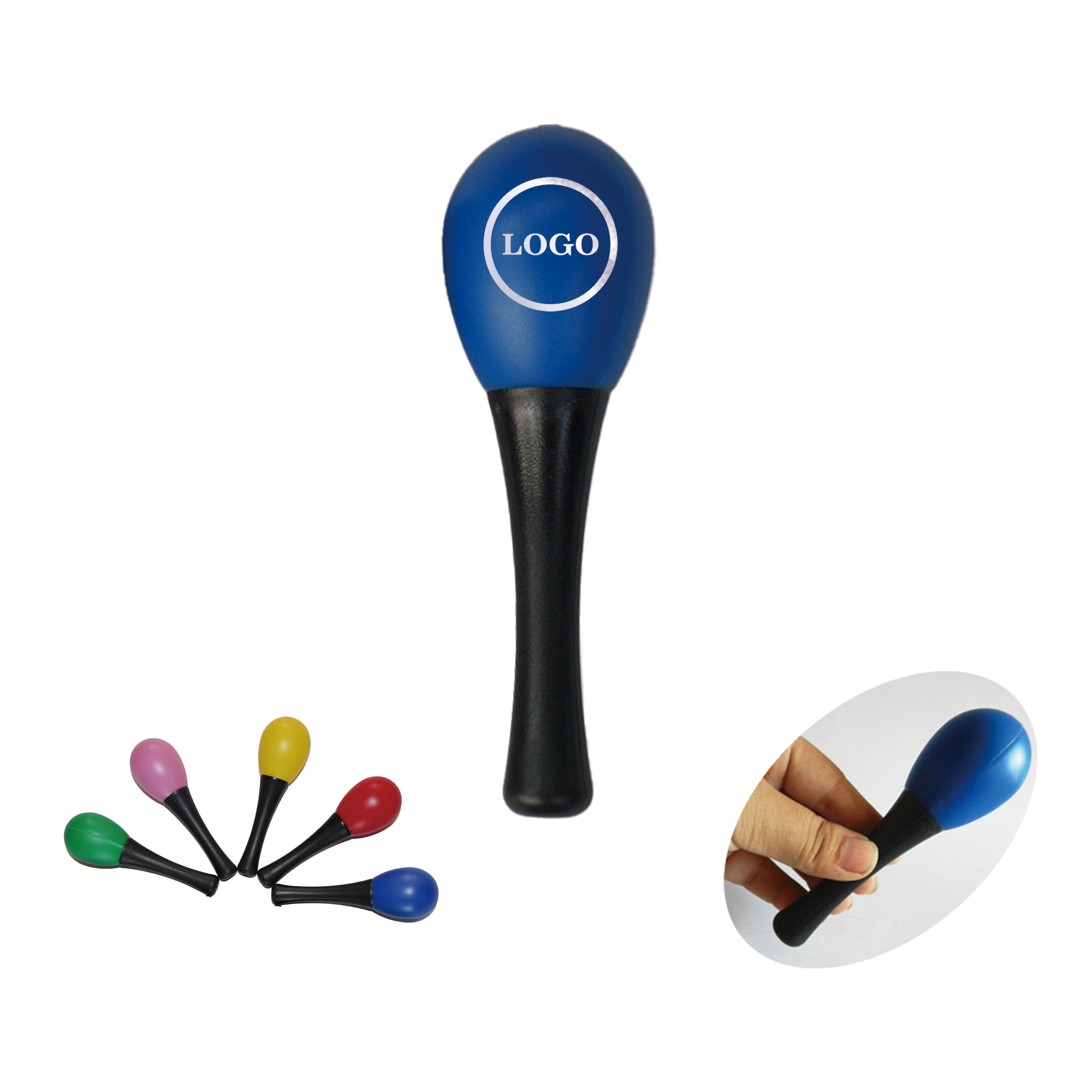 Plastic Toy Sand Hammer/mini maracas 2