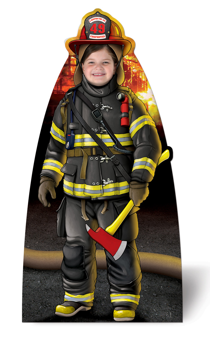 Custom Child Size Fire Prevention Photo Prop