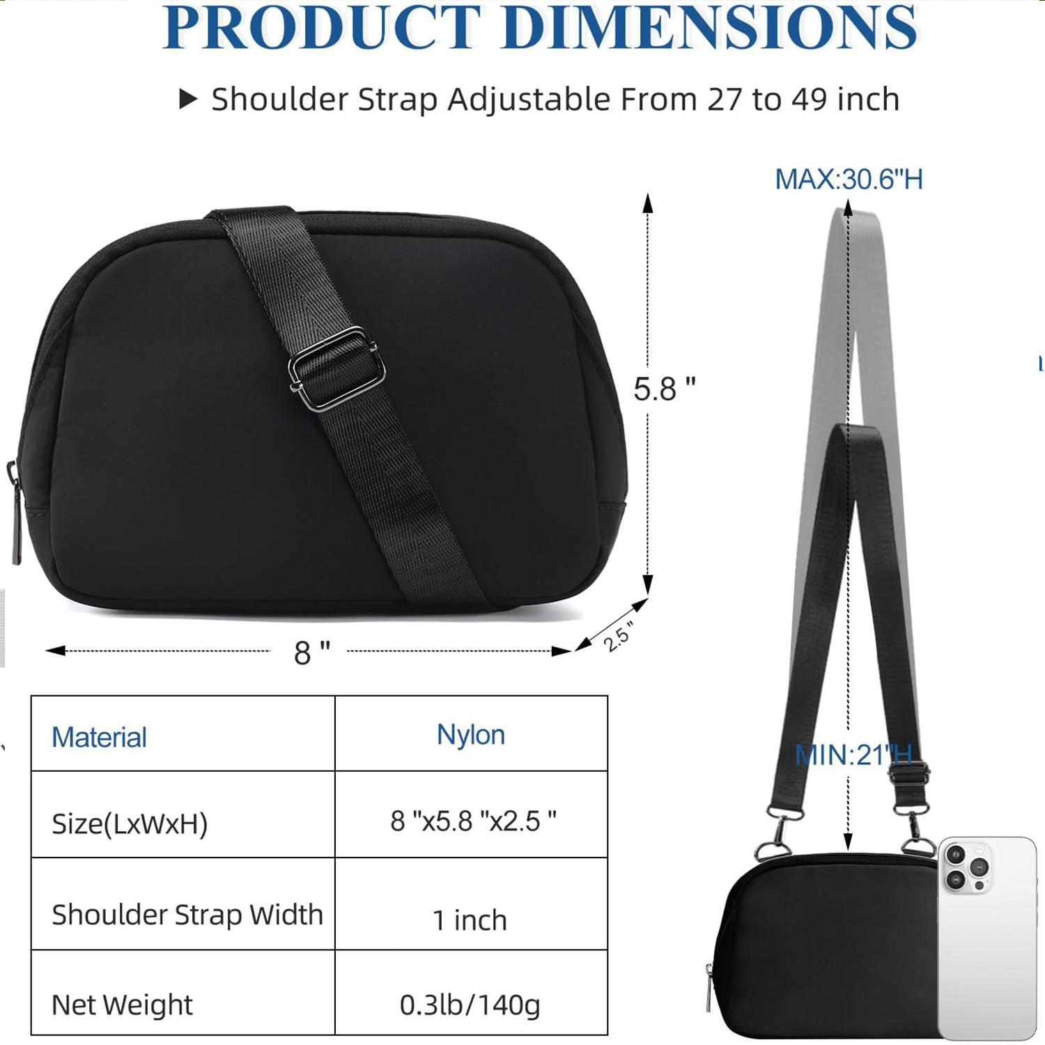 Small Nylon Crossbody Bags 2