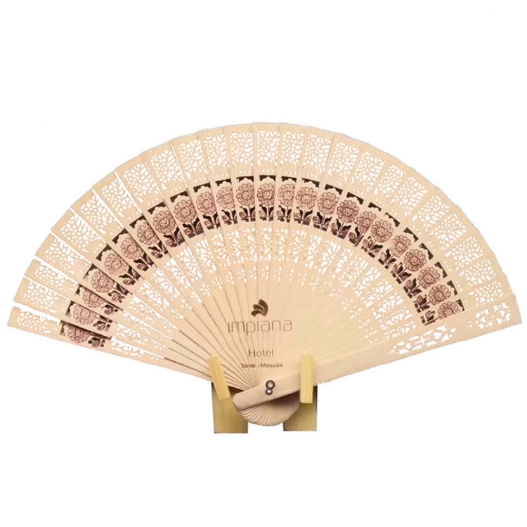 Natural Wood Fans Wedding Favors 7
