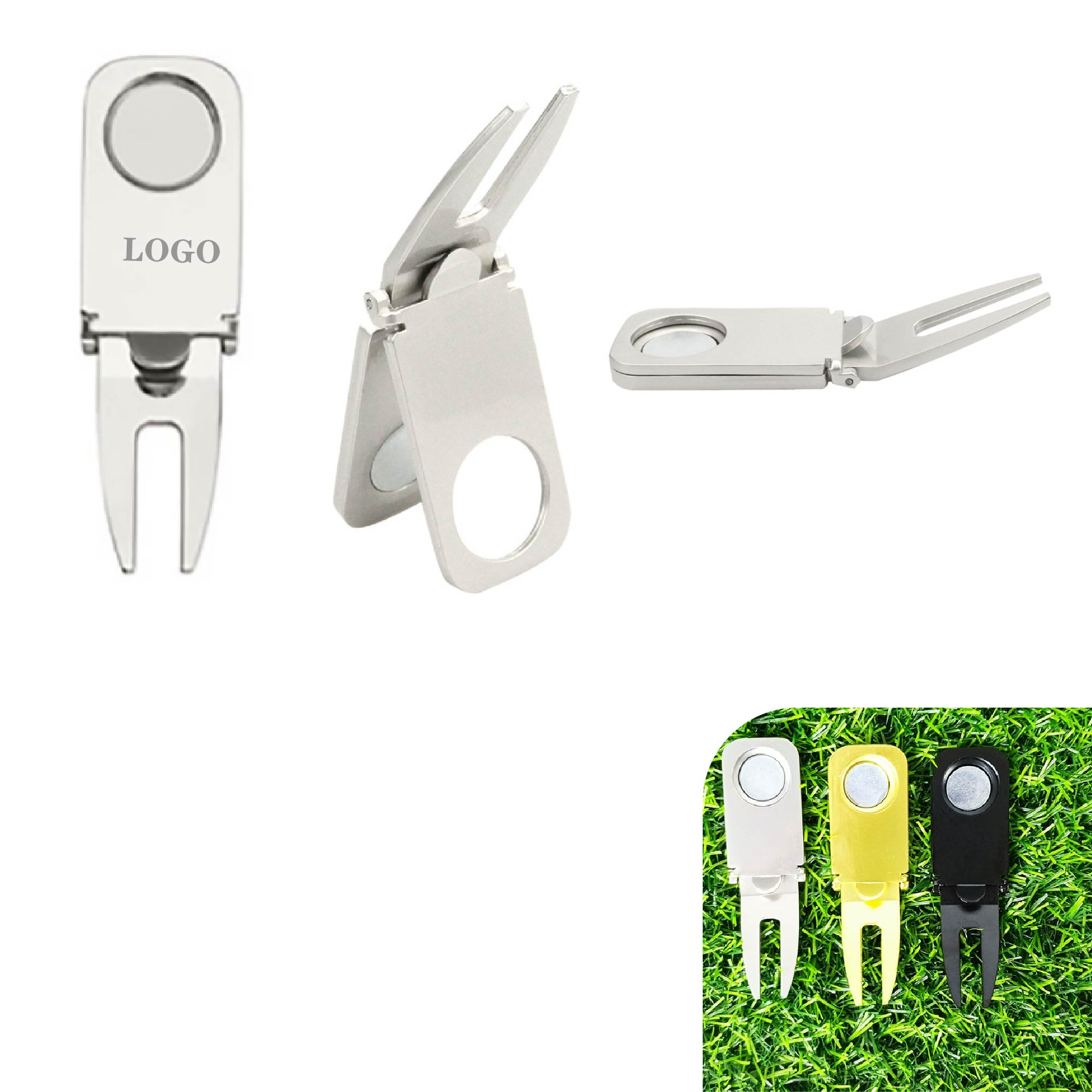 MOQ 20 pcs Golf Club Stand And Divot Fixer 2