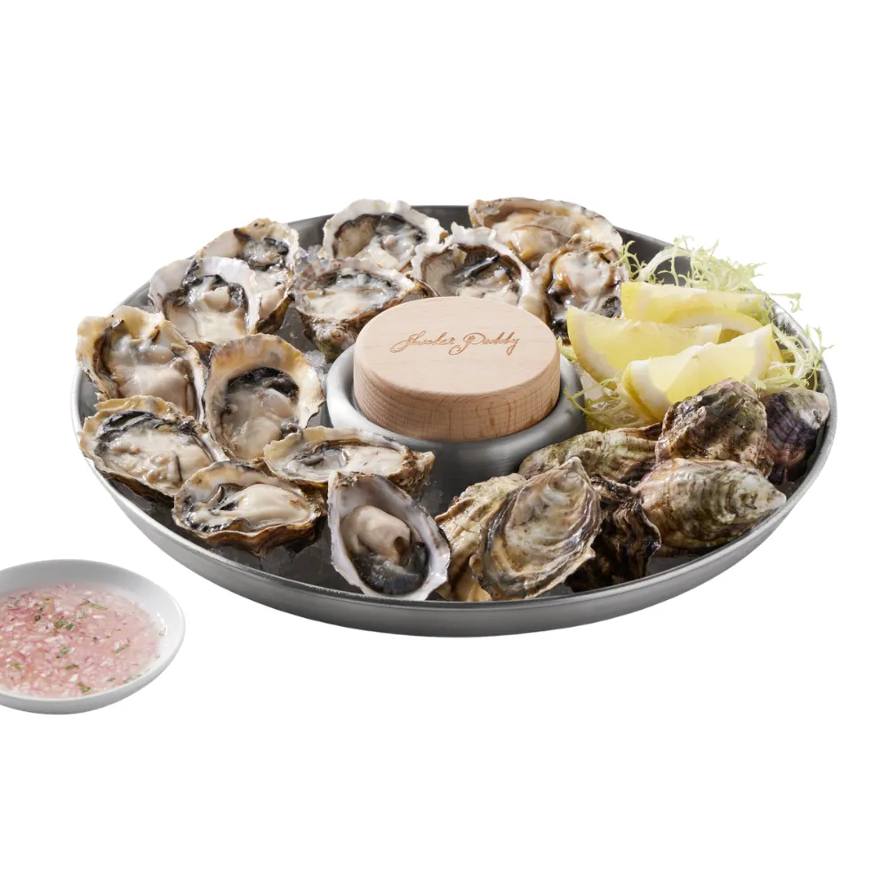 Shucker Paddy Oyster Tray Set 4