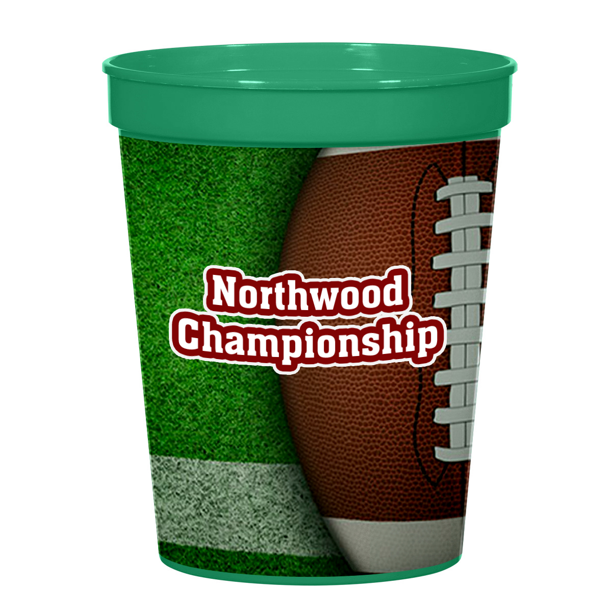16 Oz. Full Color Big Game Stadium Cup 12