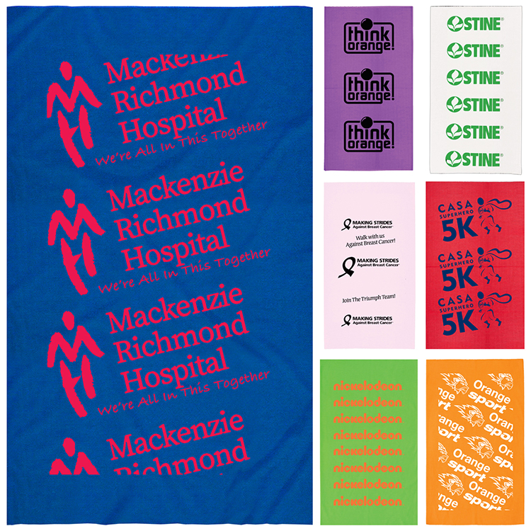 “THE FULL COLOR FANDANA™” Full Color Sublimation” Multi-Functional Gaiter & Headwear – 9-3/4” W x 17