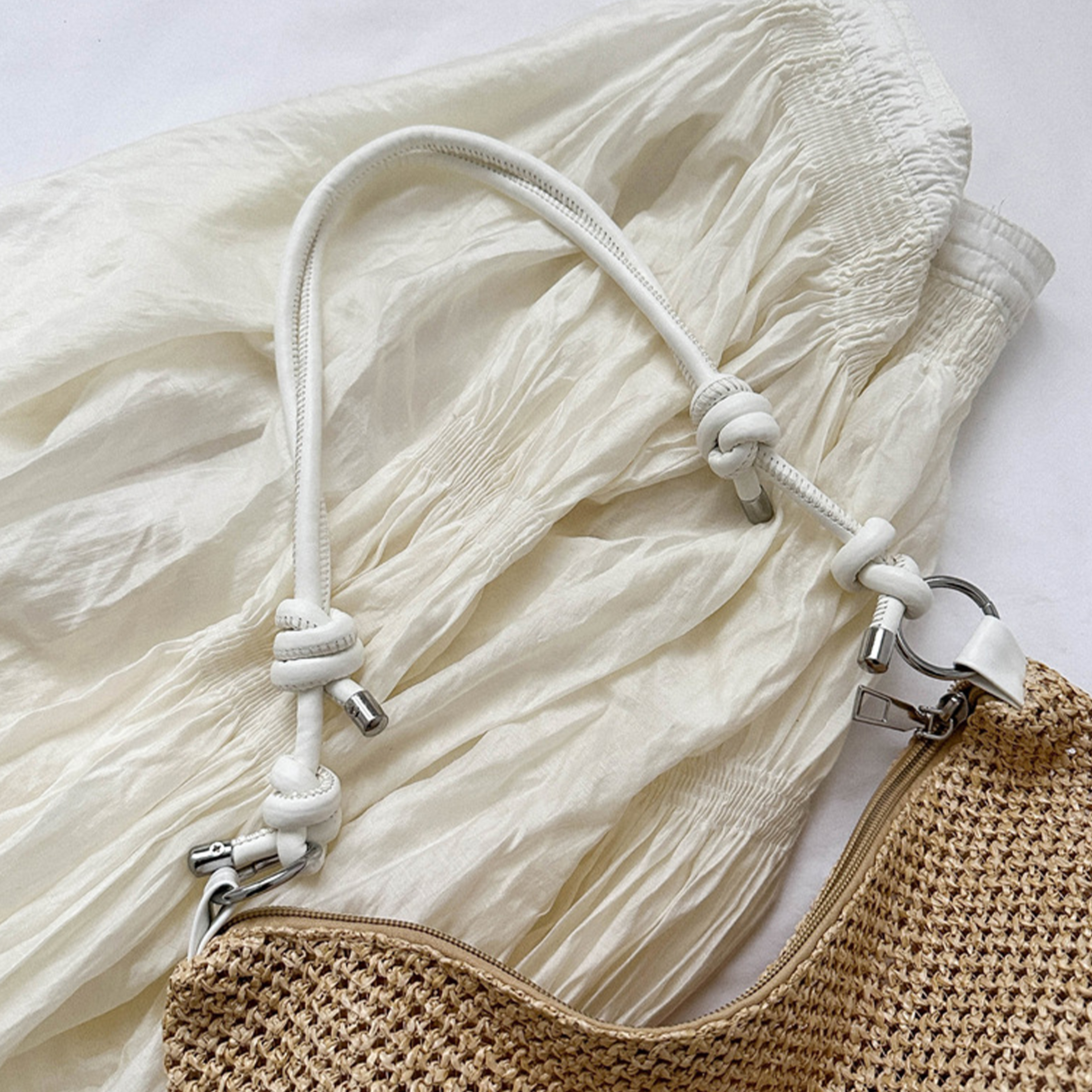 Straw Large Capacity Retro Shoulder Bag 10