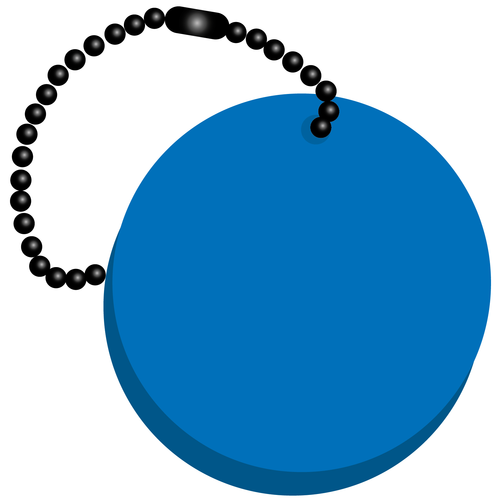 Circle Key Tag 7