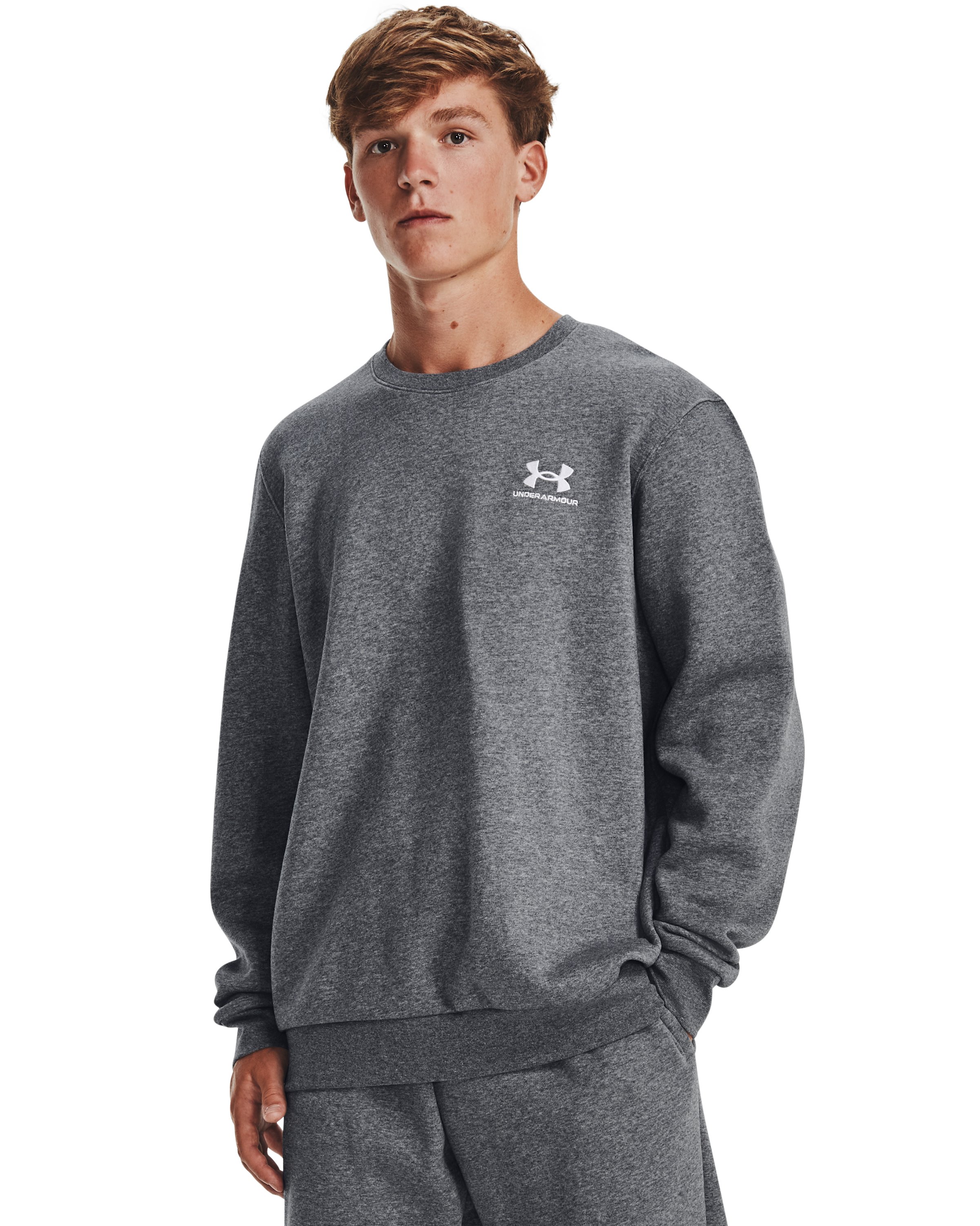 UA Icon Fleece Men's Crew, custom hoodie or sweatshirt with logo imprint 6