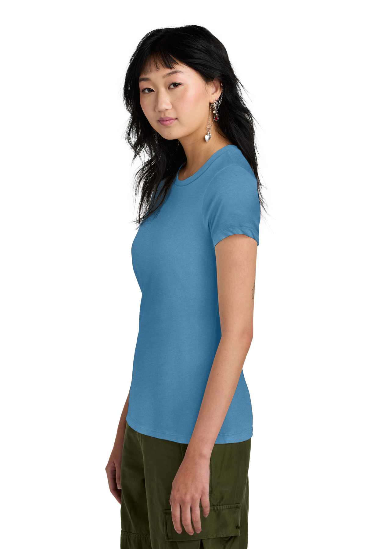District Women's Perfect Weight Tee. DM104L 129