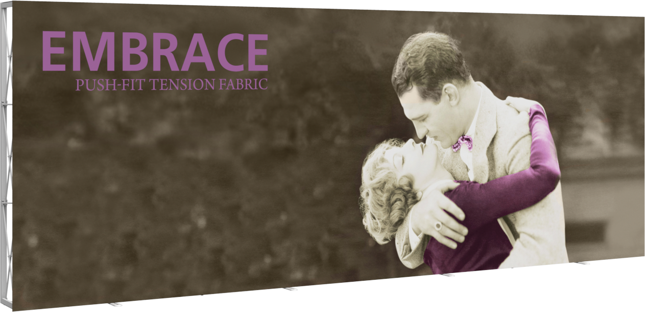 Embrace 20ft. Full Height Inline Display W/ Front Graphic