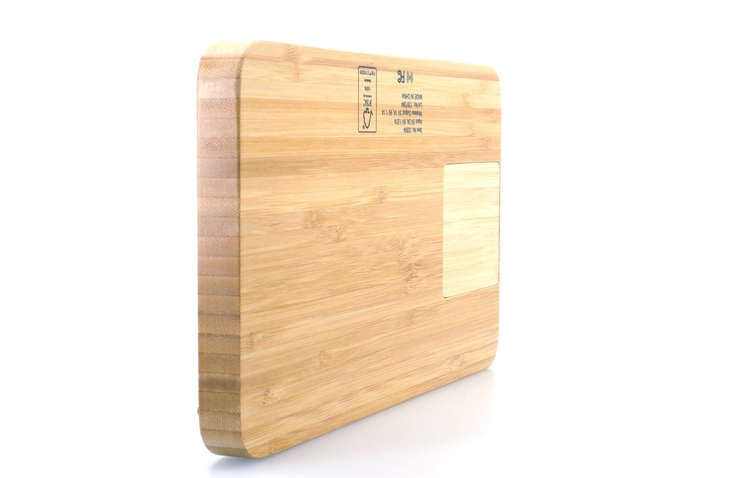 Bamboo 10W Wireless Charging Base with Dry Erase Board 16