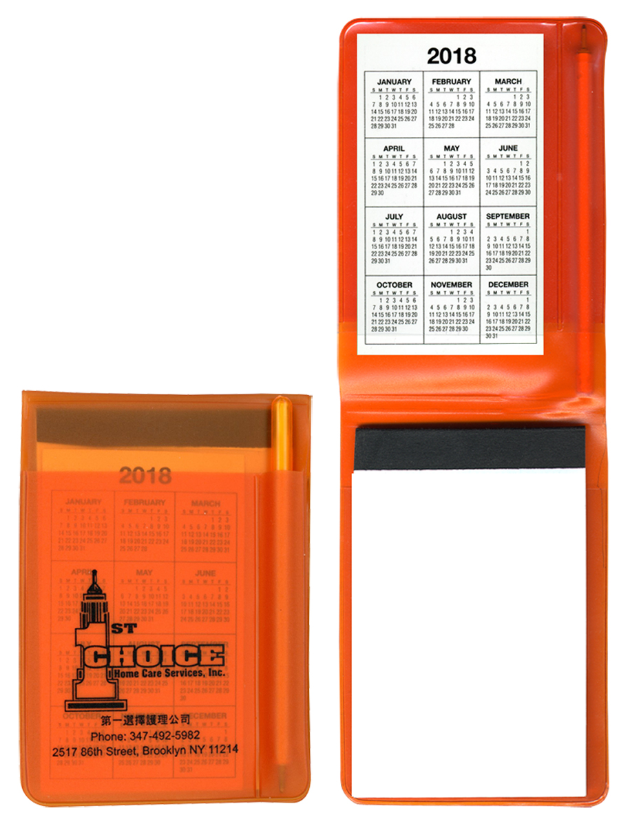 100 Page Pad Translucent Memo Book w/ Matching Pen 3