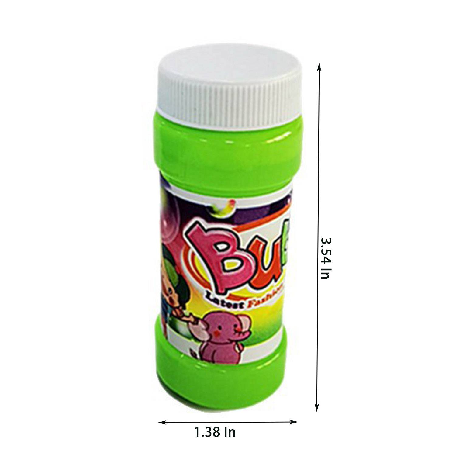 1.7oz Kids Plastic Bubble Solution Bottles DIY Storage 7