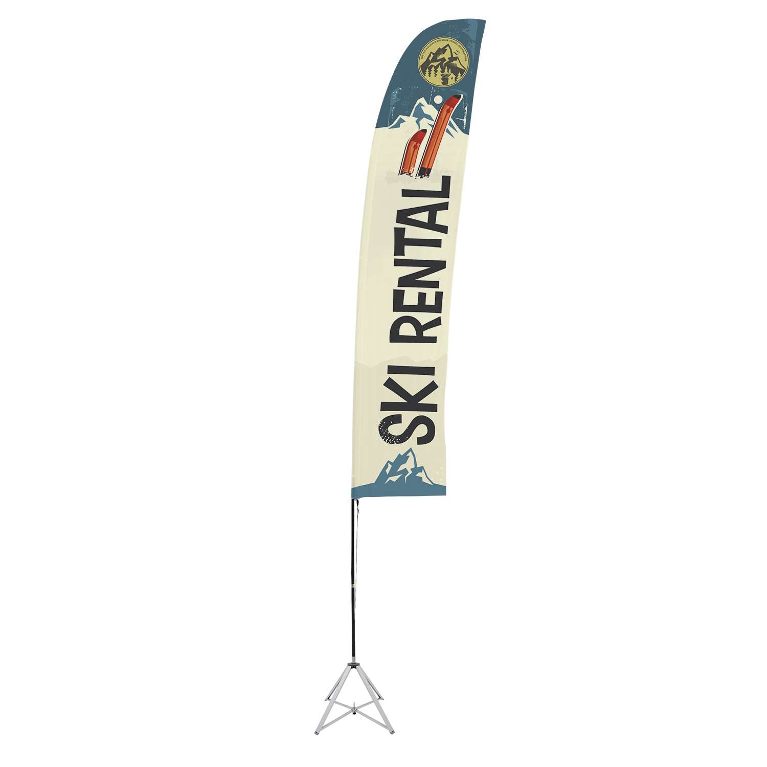 Ascent Blade Sail Sign Flag Kit Single-Sided 9