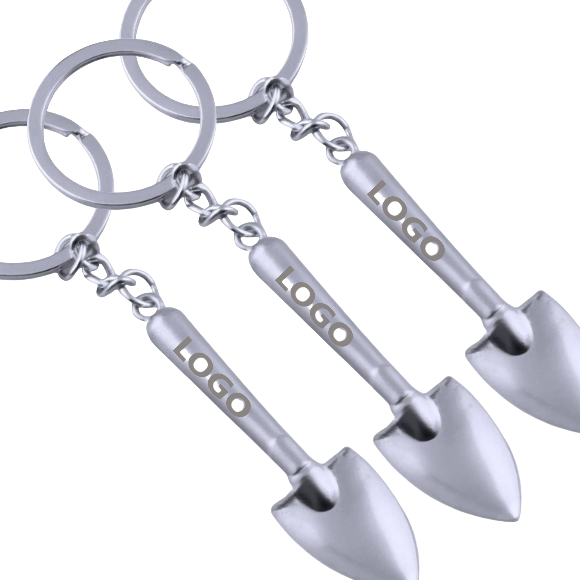 Keychain Mini Shovel Keyring Zinc Alloy Gift MOQ20 1