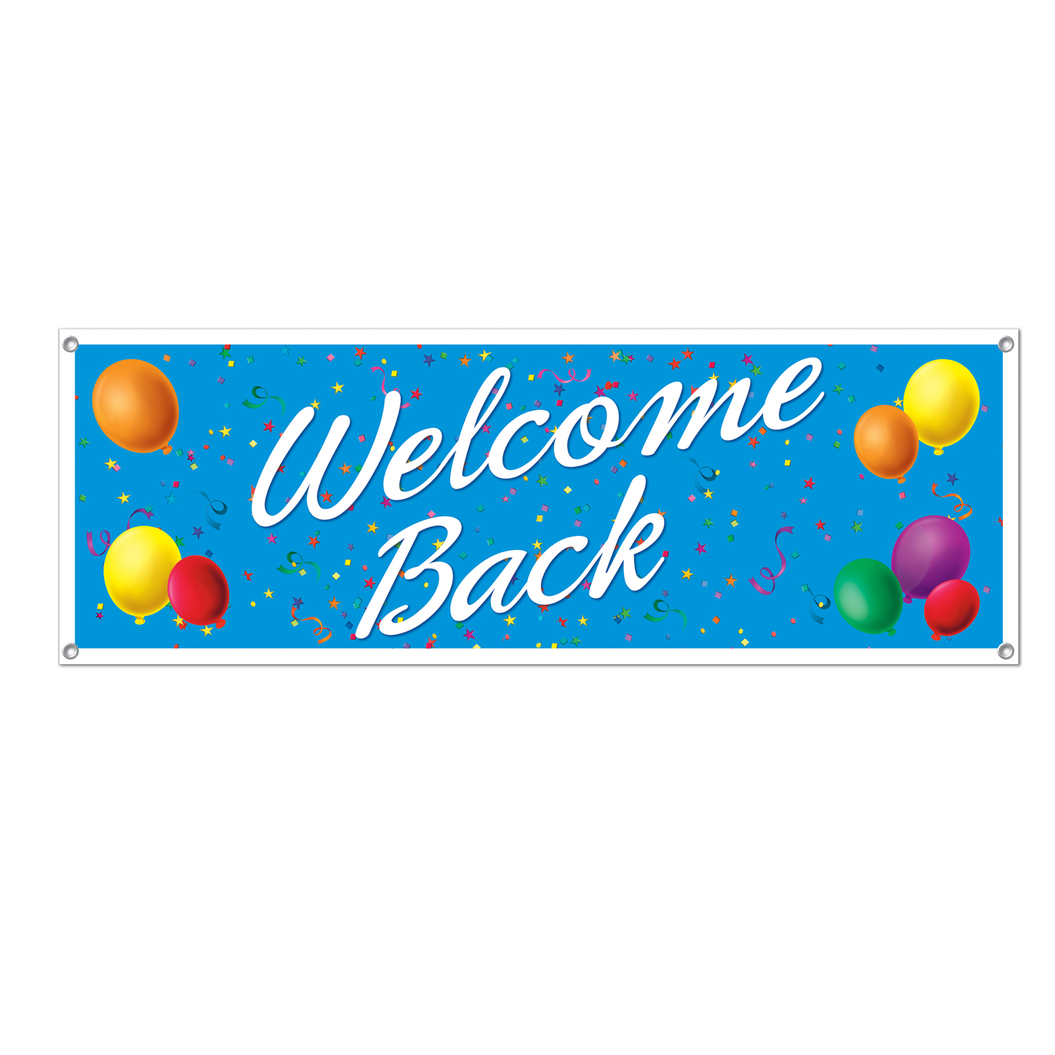 Welcome Back Sign Banner 1