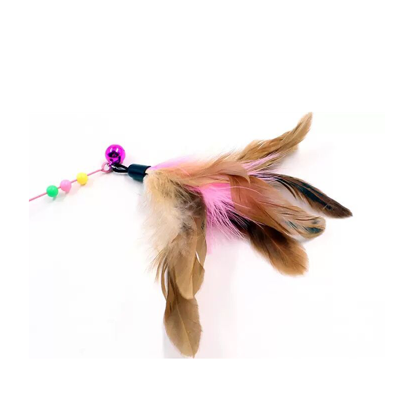 Steel Wire Feather Cat Wand 2